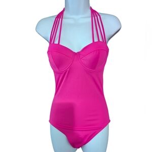 Pink one-piece swimsuit from 100 Degrees